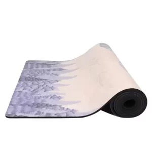 suede rubber yoga mat