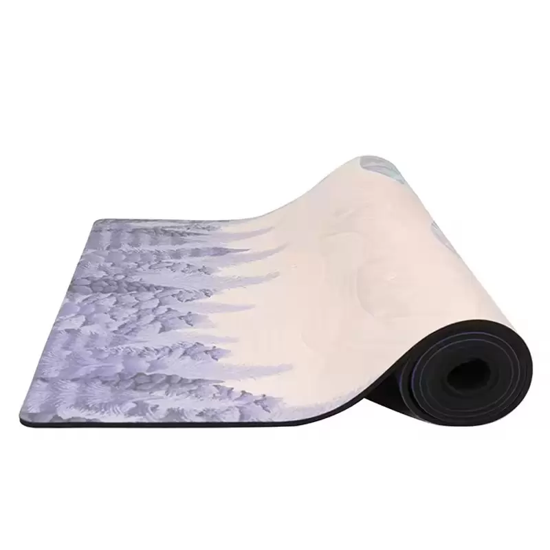 suede rubber yoga mat